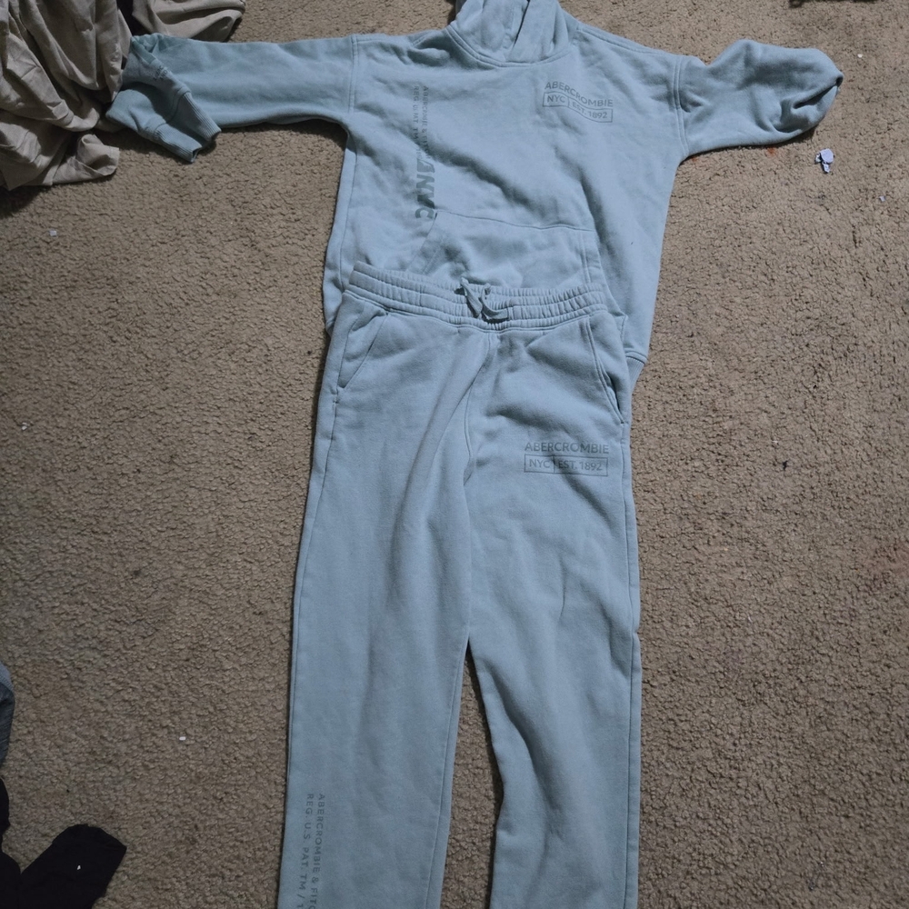 Abercrombie Kids Sky Blue Jogger Set